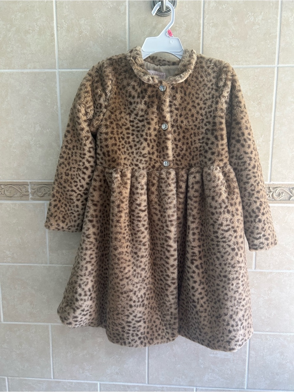 Biscotti Faux Fur Animal Print Coat